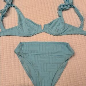 Beach Riot Blueberry Ice Terry Swimwear